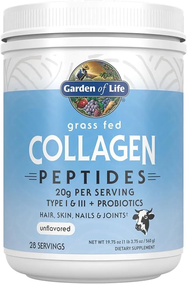 Garden of Life Grass Fed Collagen Peptides Powder