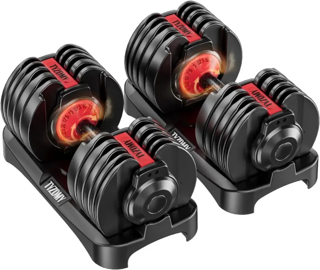 TYZDMY Adjustable Dumbbells Set