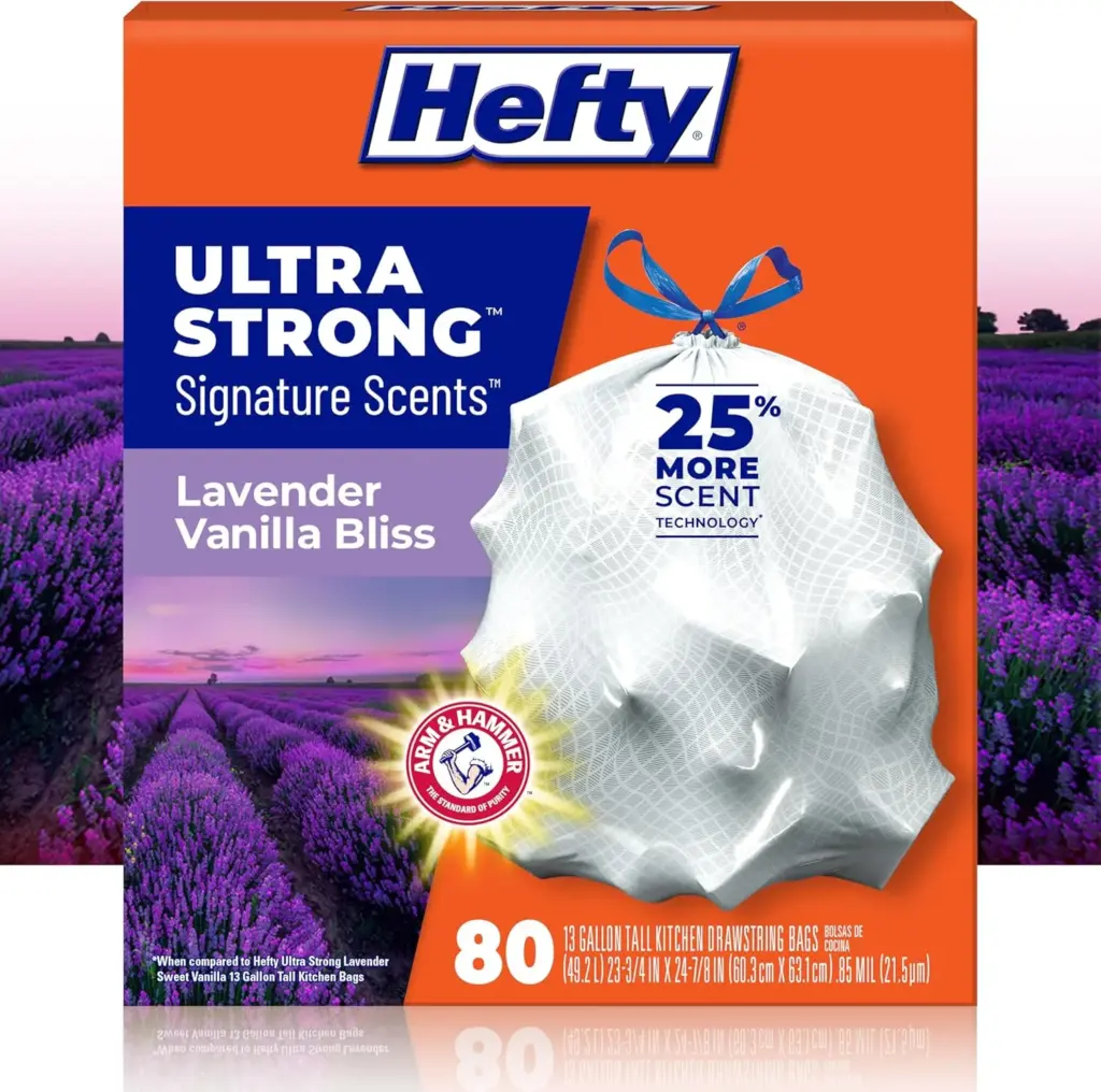 Hefty Ultra Strong Signature Scents 13 Gallon Trash Bags