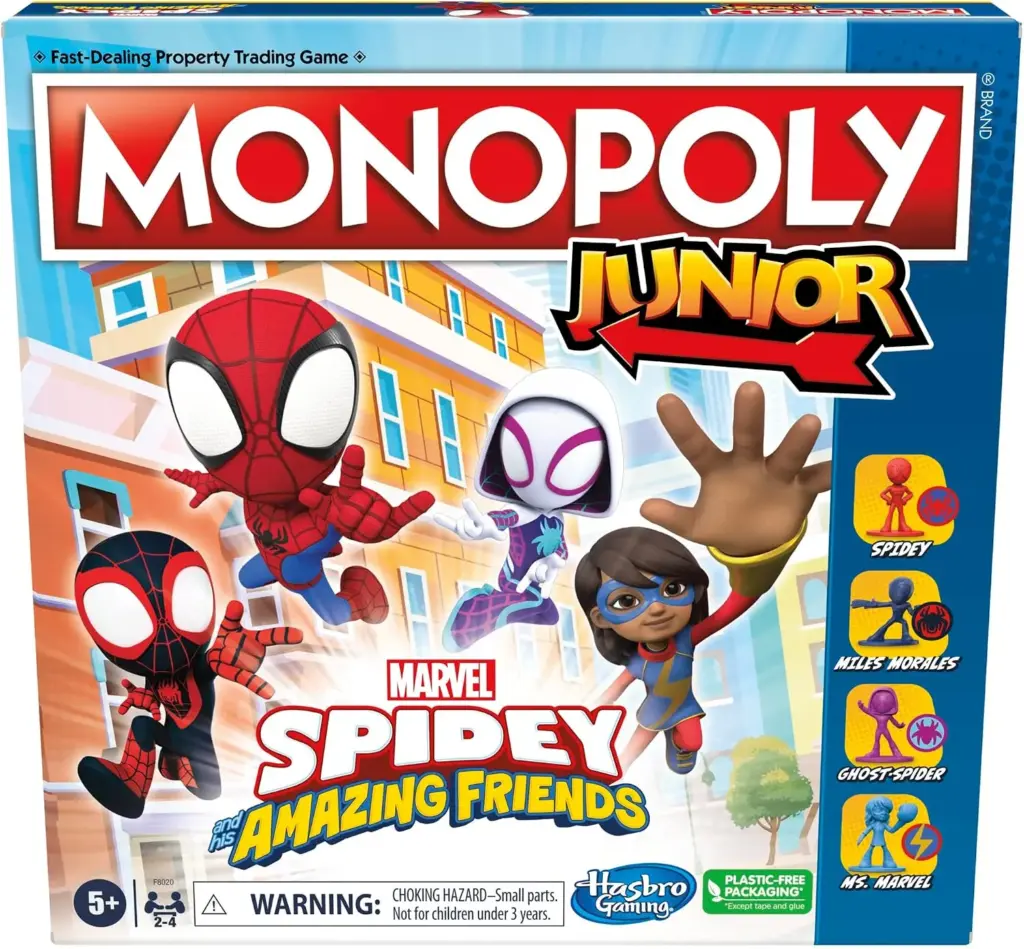 Monopoly Junior: Marvel Spidey and His Amazing Friends Edition