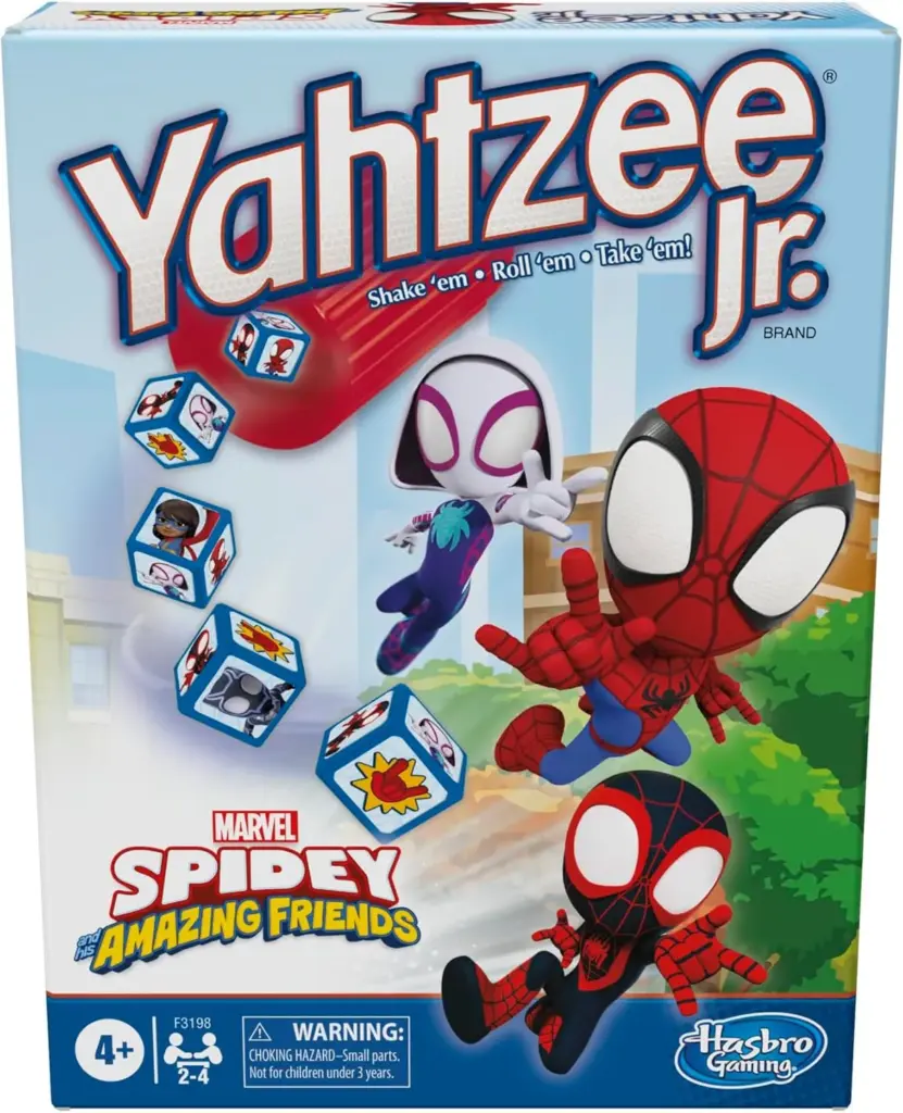 Hasbro Gaming Spidey and His Amazing Friends Yahtzee Jr.